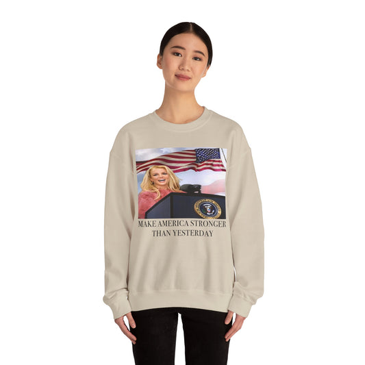 Crewneck Sweatshirt - MAKE AMERICA GREAT THAN yesterday